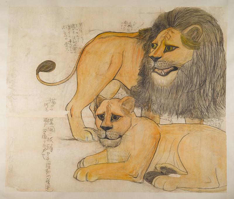 莊世和-習作獅子